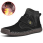 Velcro Shoes Men Ankle Boots Winter Sock Trainer Boots High Quality