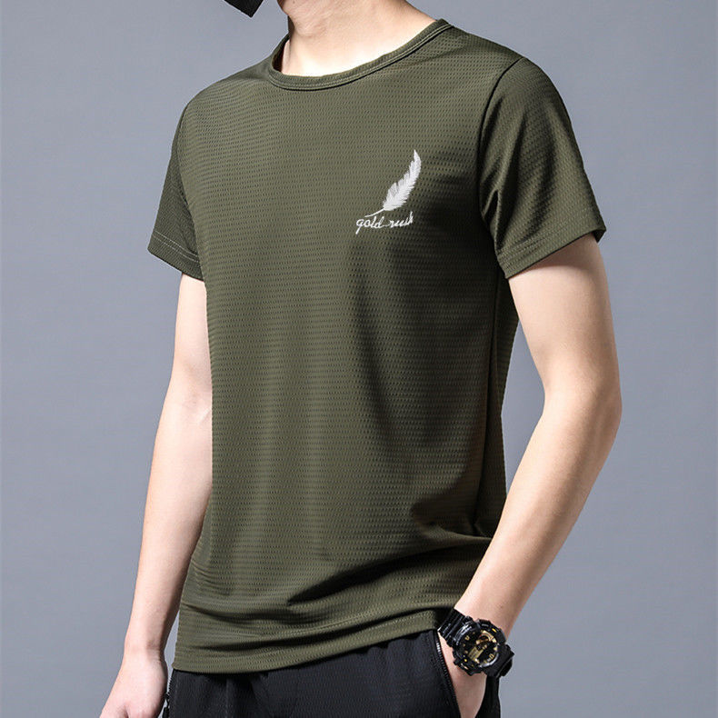 Men's Mesh Short-sleeved T-shirt Student Korean Style