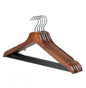 Retro solid wood hanger wooden clothing hanger