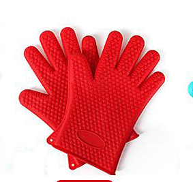Food Grade Silicone Heat Resistant BBQ Glove Silicone Oven Mitts