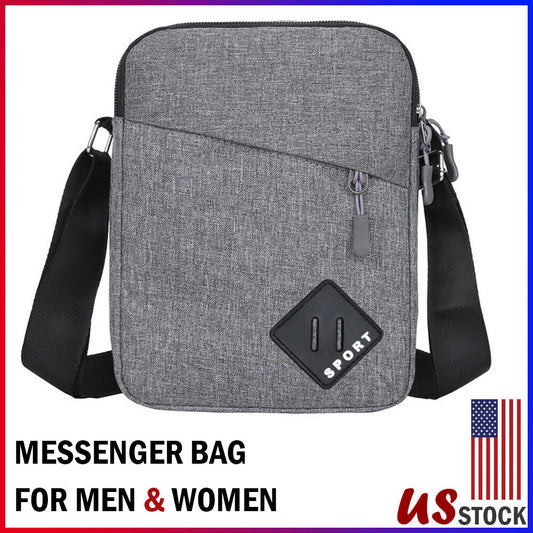 Men Women Messenger Bag Chest Fanny Packs Cross Body Travel Shoulder Backpack US