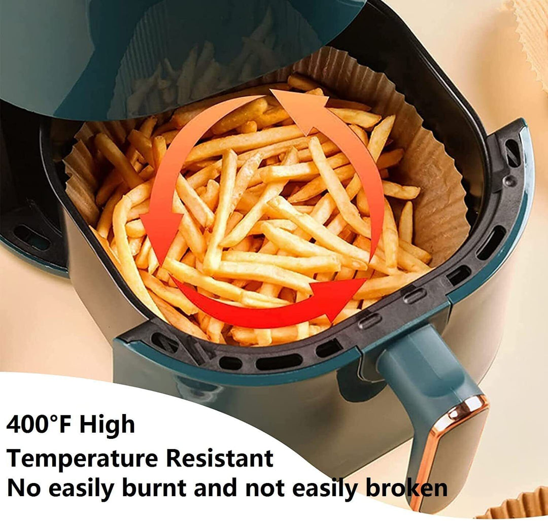 Air Fryer Disposable Paper Liner Non-stick Disposable Liners, 200PCS Air Fryer Disposable Paper Liners, 6.3In Round Air Fryer Parchment Paper