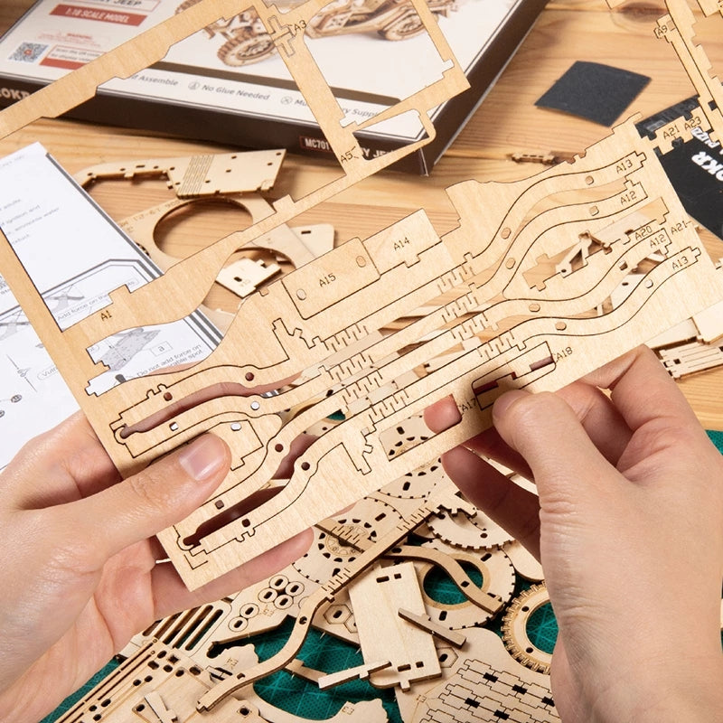 3D Wooden Puzzle Model Toys