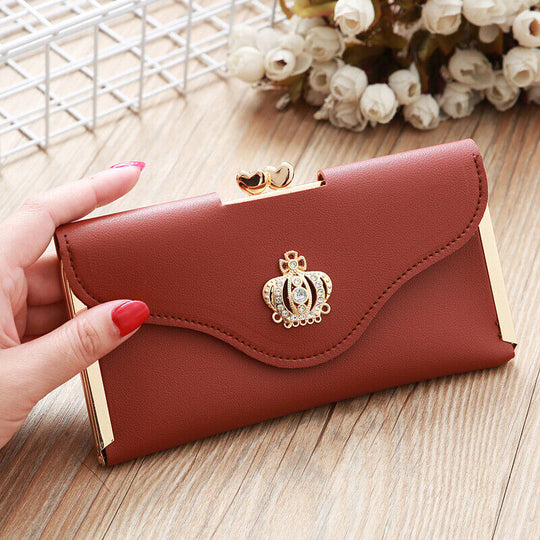 Women Short Small Money Purse Wallet Ladies PU Leather Folding Coin Card Holder