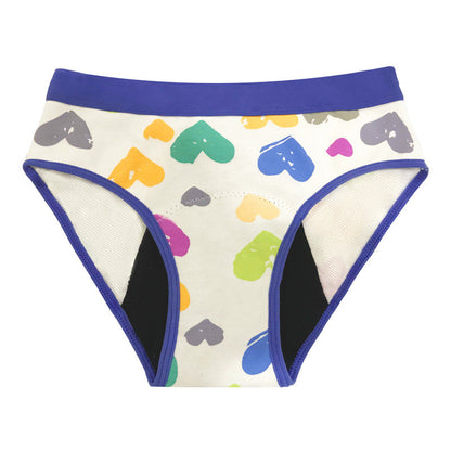 Girls Multicolor Fashion Print Leakproof Panties