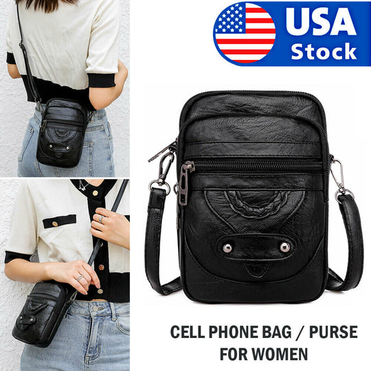 Small Cell Phone Purse Wallet Shoulder Bag Case Cross-body Pouch Handbag Women