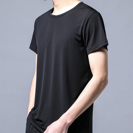 Men's Mesh Short-sleeved T-shirt Student Korean Style